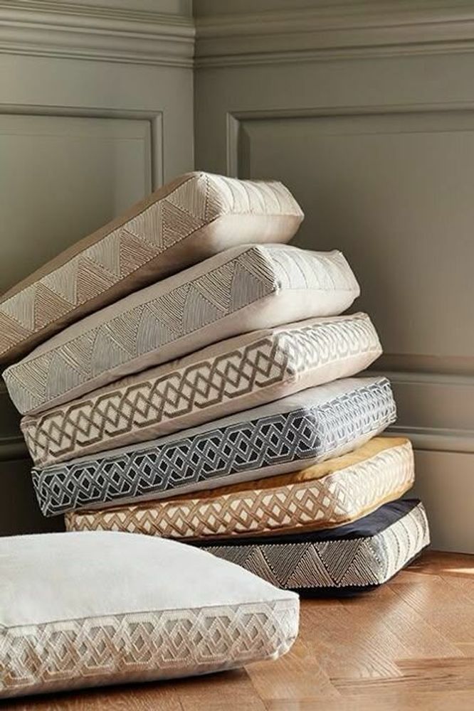 Couettes et oreillers - Coussin de sol imprimé Mix Match - SAANI HOME