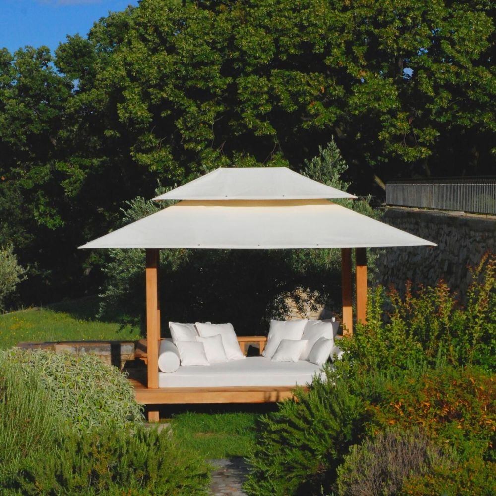 Lawn sofas - SAVANA - Gazebo, daybed, garden bed, relaxation area, shade - HONEYMOON