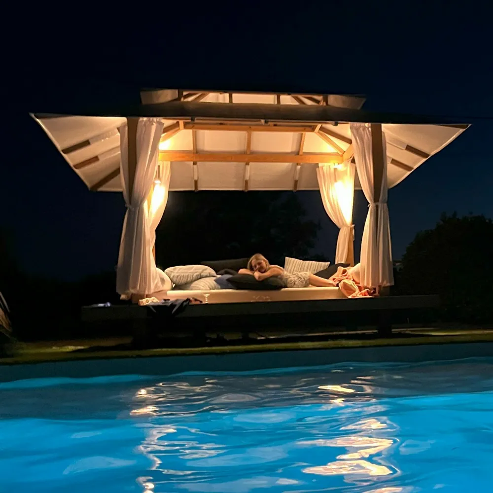 Canapés de jardin - SAVANA - Gazebo, daybed, lit de jardin, espace détente, ombrage - HONEYMOON