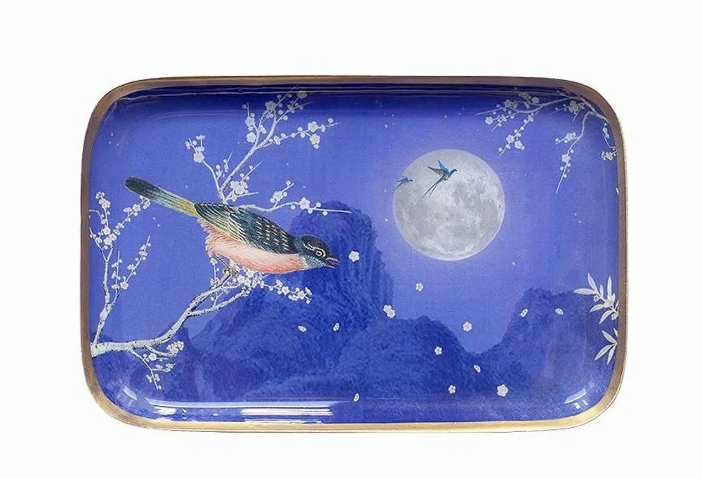 Trays - "Reveries" enamelled tray - PARADISIO IMAGINARIUM