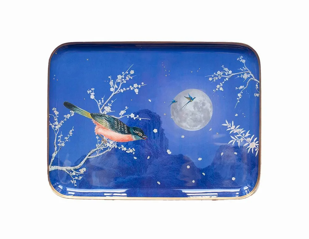 Trays - "Reveries" enamelled tray - PARADISIO IMAGINARIUM