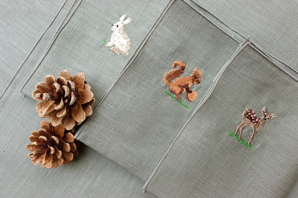Table linen - Linen placemat | FORESTA - GIARDINO SEGRETO