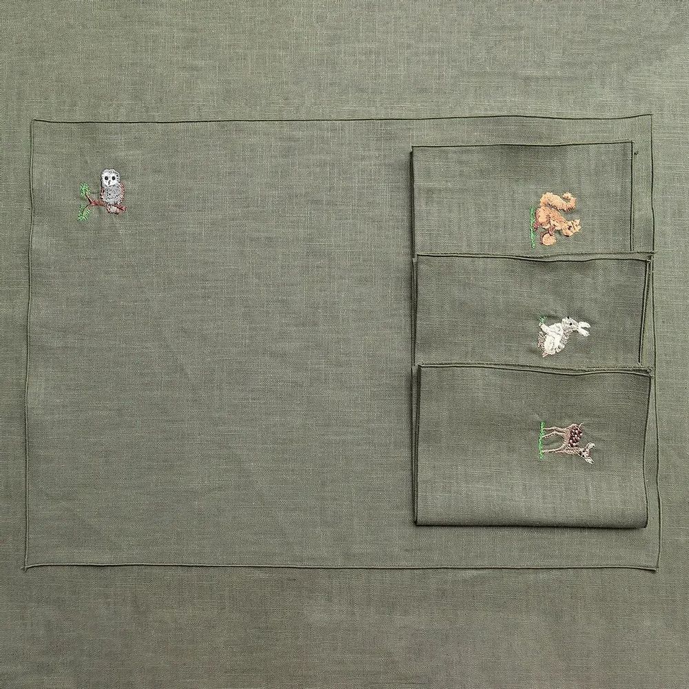 Table linen - Linen placemat | FORESTA - GIARDINO SEGRETO