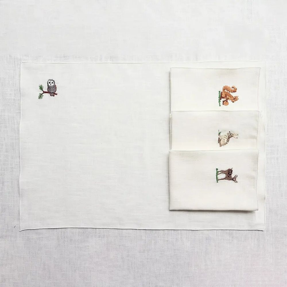 Table linen - Linen placemat | FORESTA - GIARDINO SEGRETO