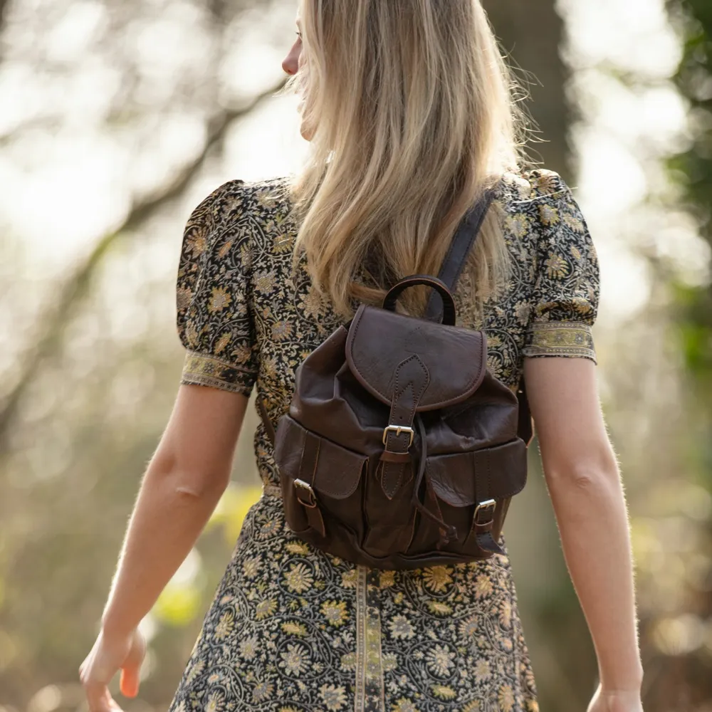 Sacs et cabas - Petit sac à dos en cuir - BERBER LEATHER