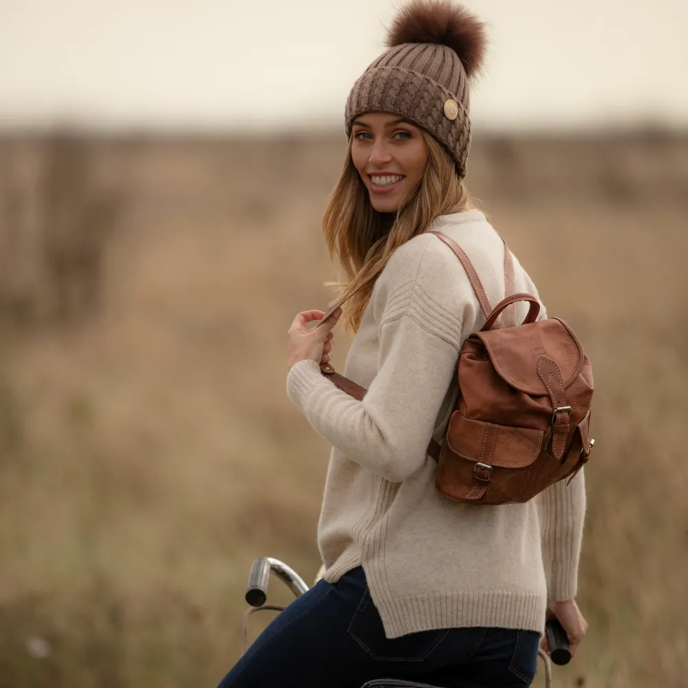 Sacs et cabas - Petit sac à dos en cuir - BERBER LEATHER