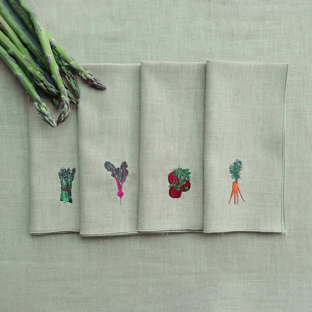 Linge de table textile - Serviette en lin | VERDURA - GIARDINO SEGRETO