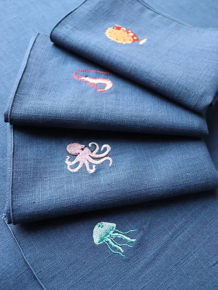 Linge de table textile - Napperon en lin | MARINA - GIARDINO SEGRETO