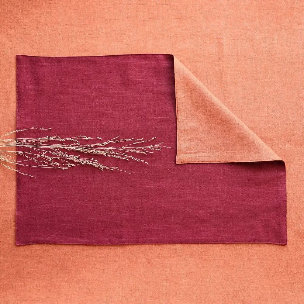 Table linen - Linen placemat | BICOLOR - GIARDINO SEGRETO