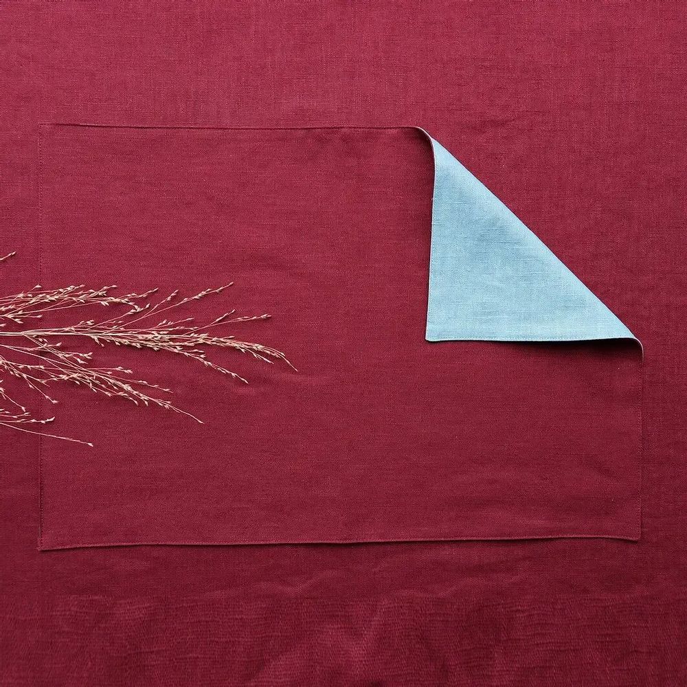 Table linen - Linen placemat | BICOLOR - GIARDINO SEGRETO