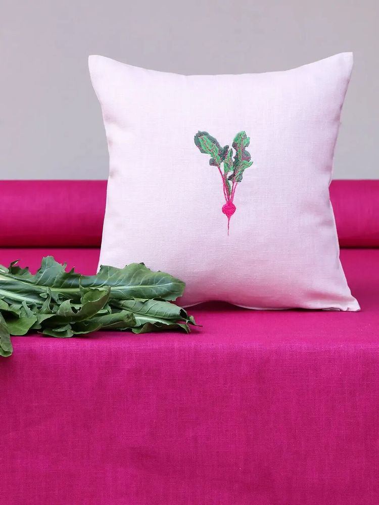 Couettes et oreillers - Housse de coussin en lin | VERDURA - GIARDINO SEGRETO