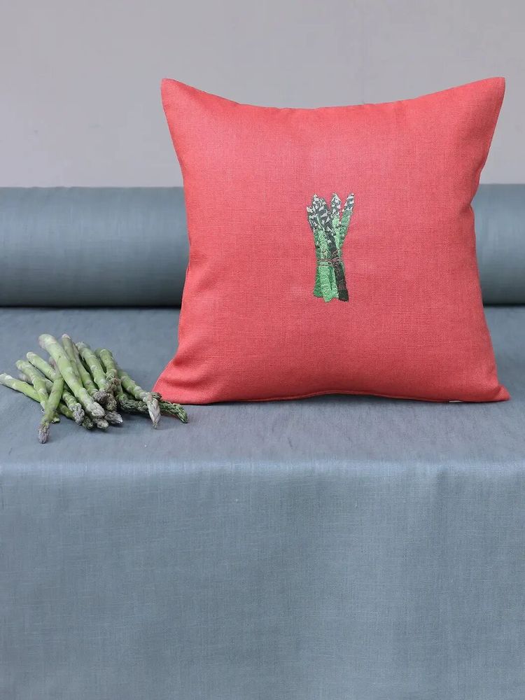 Couettes et oreillers - Housse de coussin en lin | VERDURA - GIARDINO SEGRETO