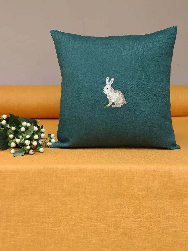 Comforters and pillows - Linen pillow cover | FORESTA - GIARDINO SEGRETO