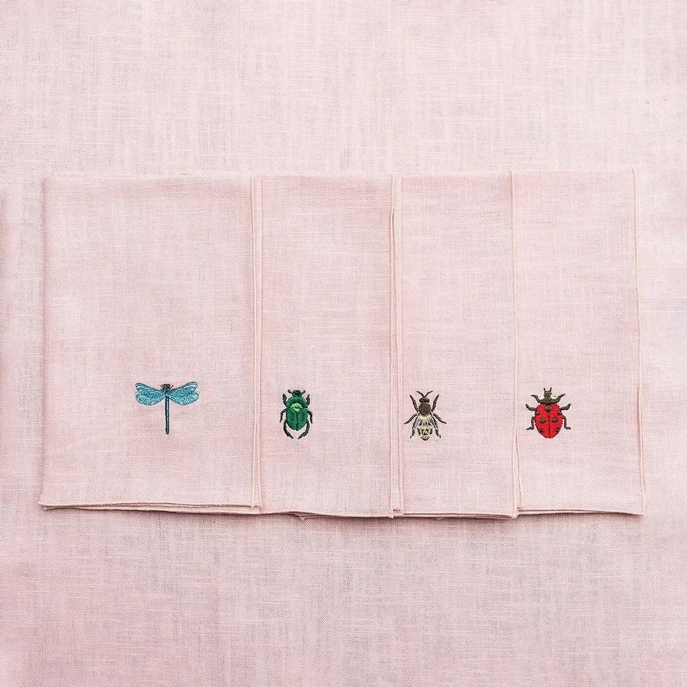 Linge de table textile - Serviette en lin | INSETTI - GIARDINO SEGRETO