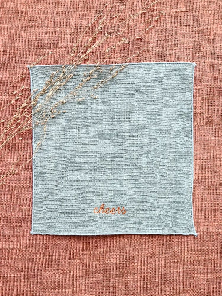 Table linen - Linen cocktail napkin | ESPRESSIONI - GIARDINO SEGRETO