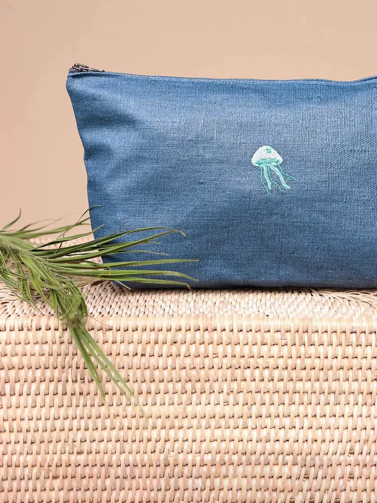 Clutches - Linen pochette | MARINA - GIARDINO SEGRETO