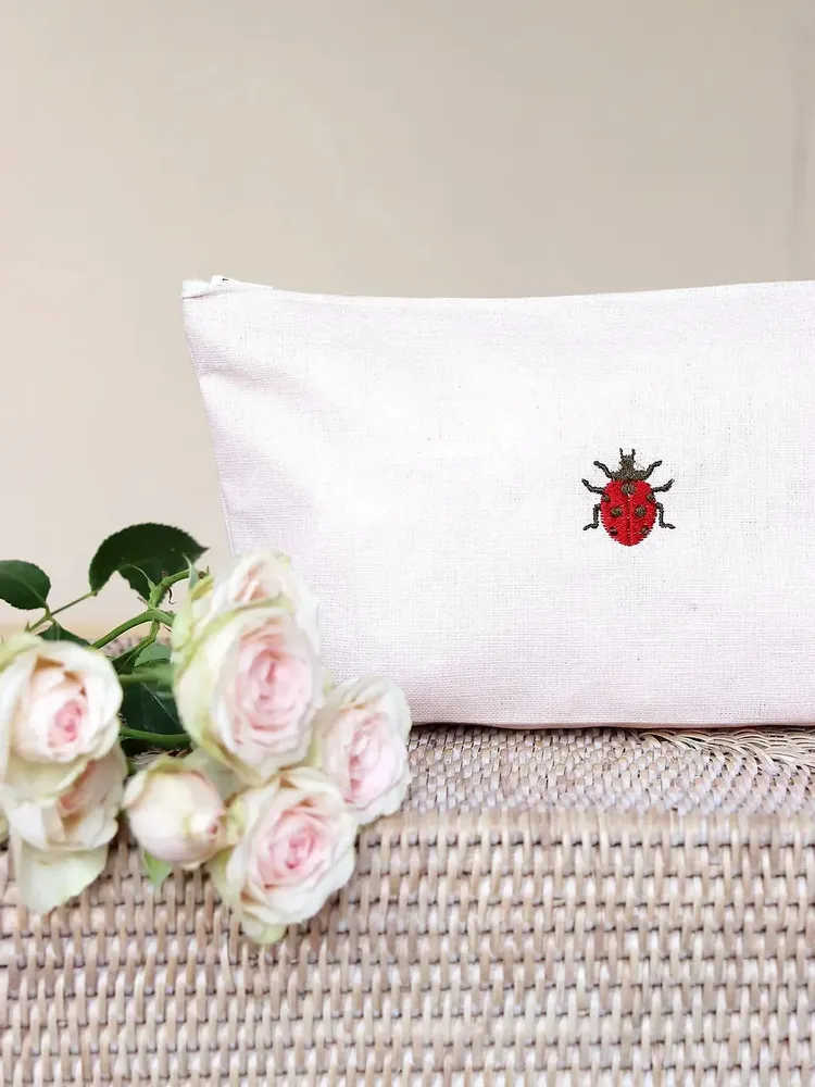 Clutches - Linen pochette | INSETTI - GIARDINO SEGRETO