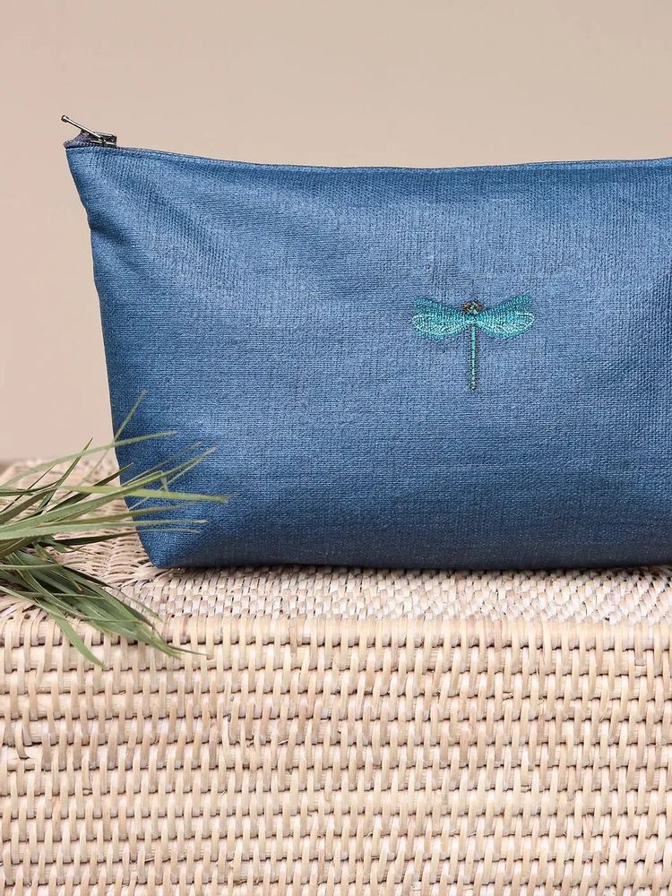 Clutches - Linen pochette | INSETTI - GIARDINO SEGRETO