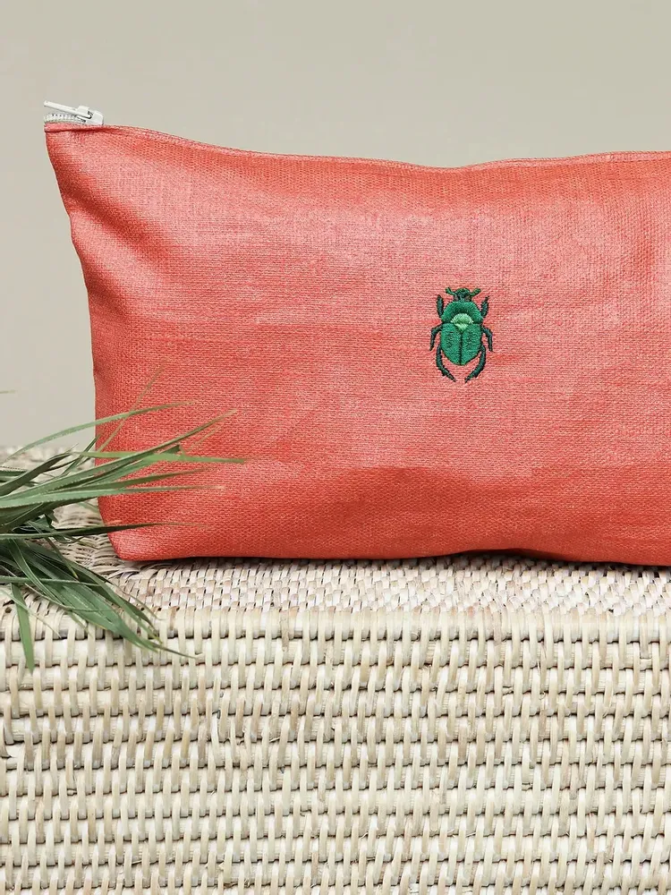 Clutches - Linen pochette | INSETTI - GIARDINO SEGRETO