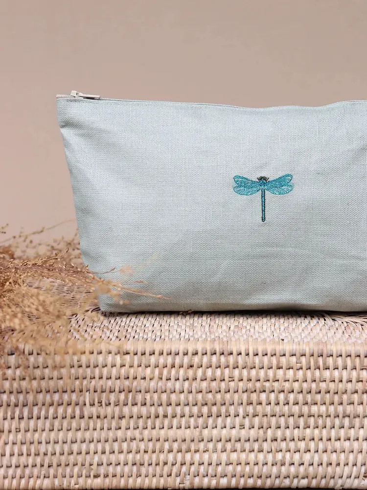 Clutches - Linen pochette | INSETTI - GIARDINO SEGRETO