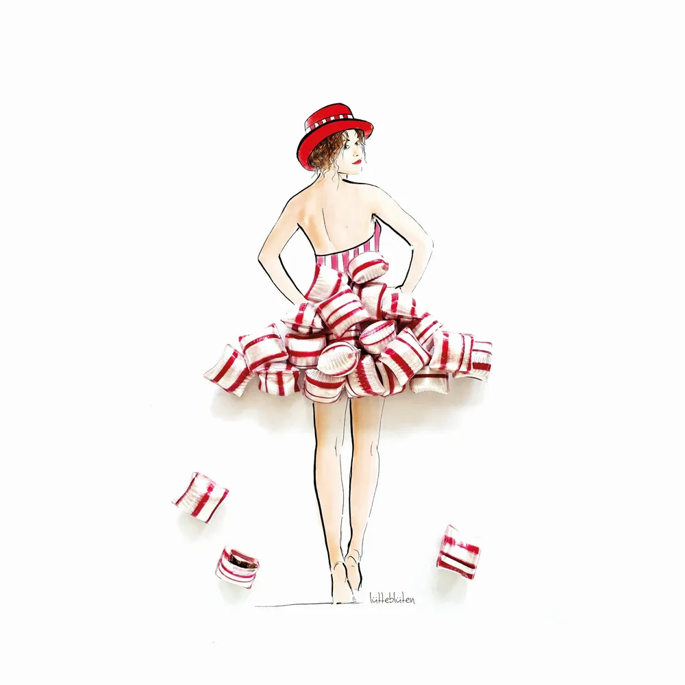 Papeterie - carte avec enveloppe Circus Air - LUETTEBLUETEN