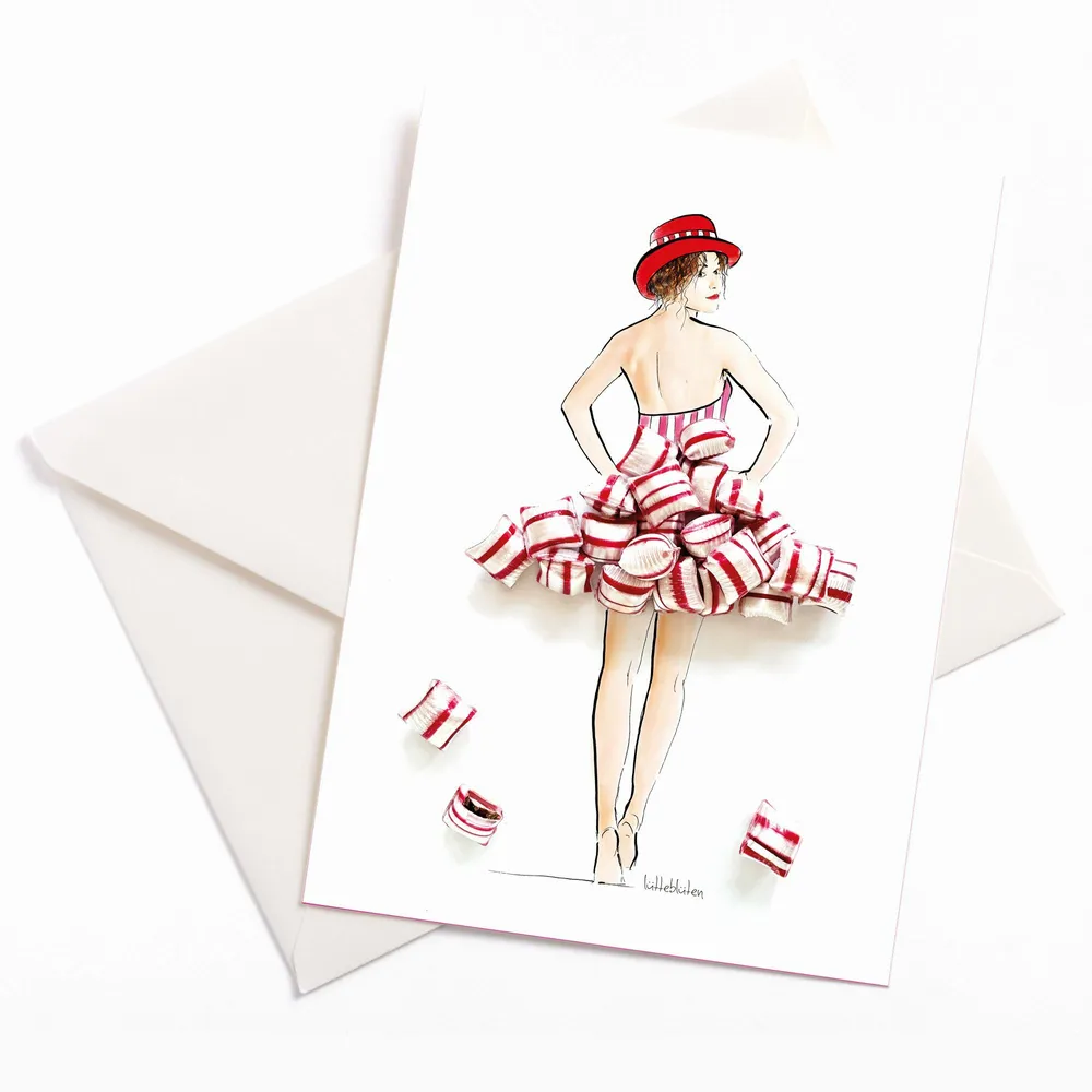 Papeterie - carte avec enveloppe Circus Air - LUETTEBLUETEN