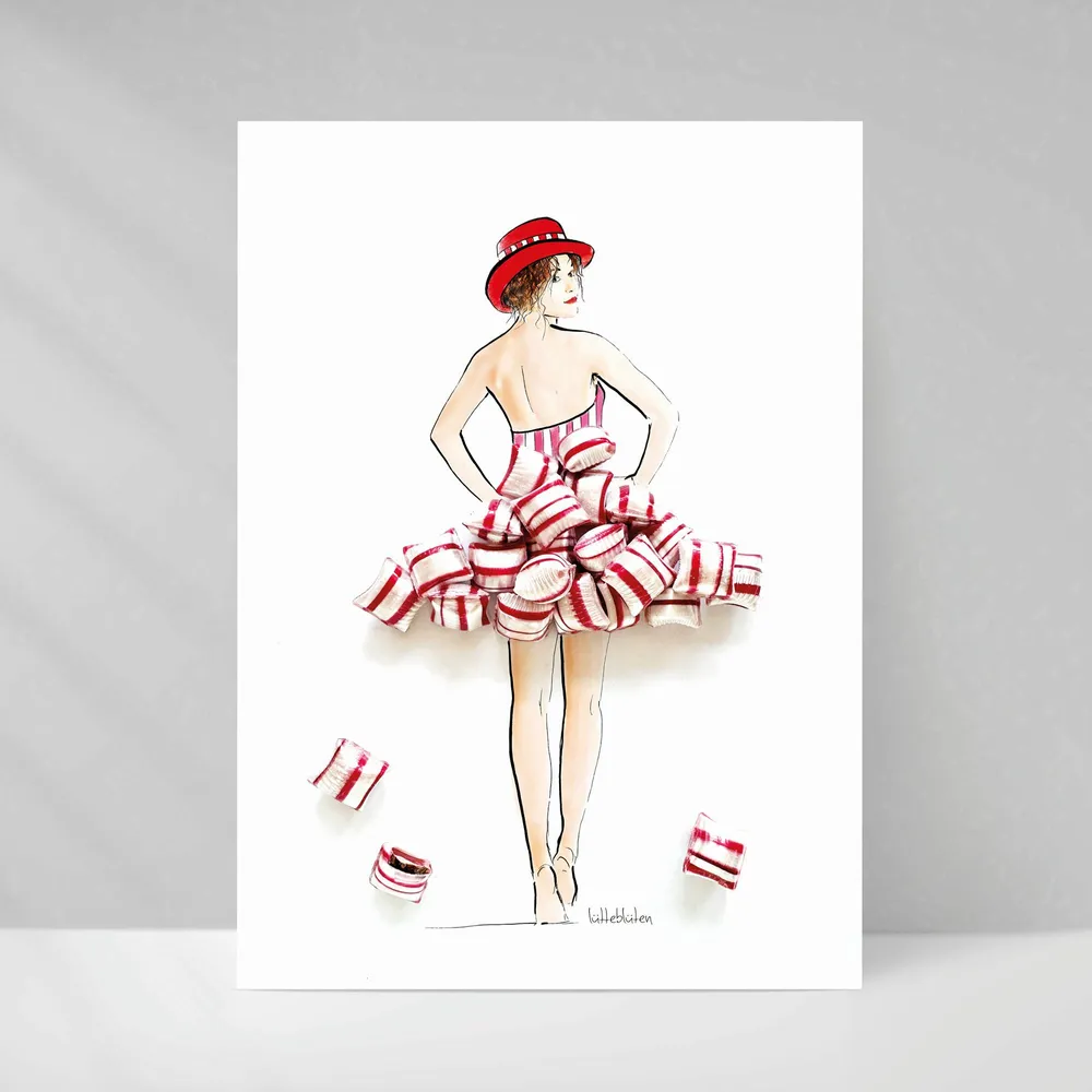 Papeterie - carte avec enveloppe Circus Air - LUETTEBLUETEN