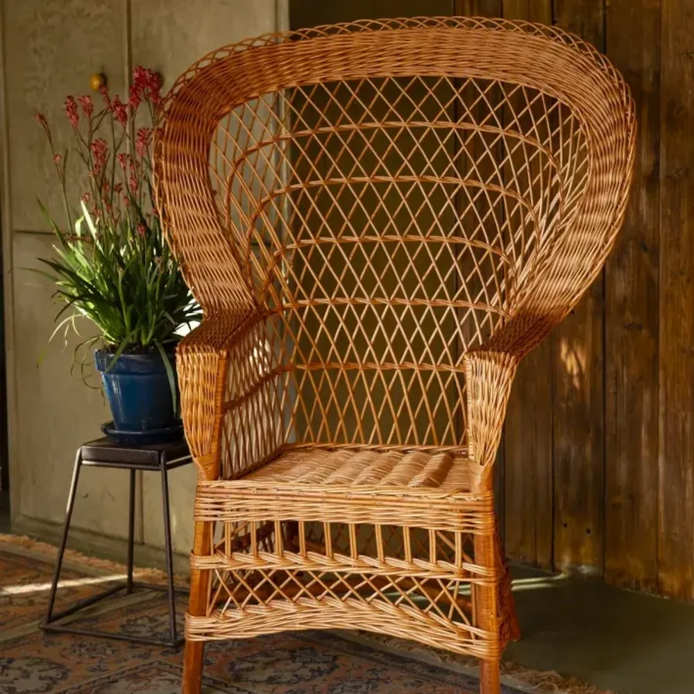 Fauteuils - Fauteuil EVENTAIL en osier - KOK MAISON