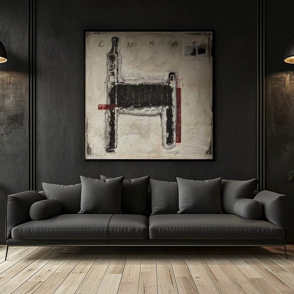 Services - 'Cunae' - Original Painting - 170x170 cm - PERSPECTIVA 10