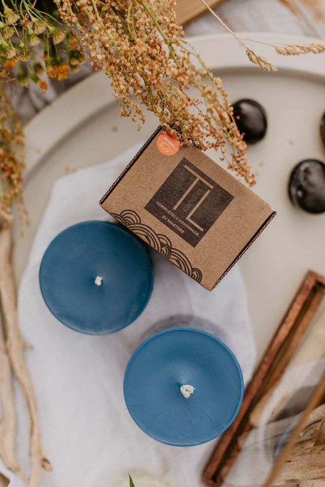 Candles - Candle with Amber Scent - TL CANDLES