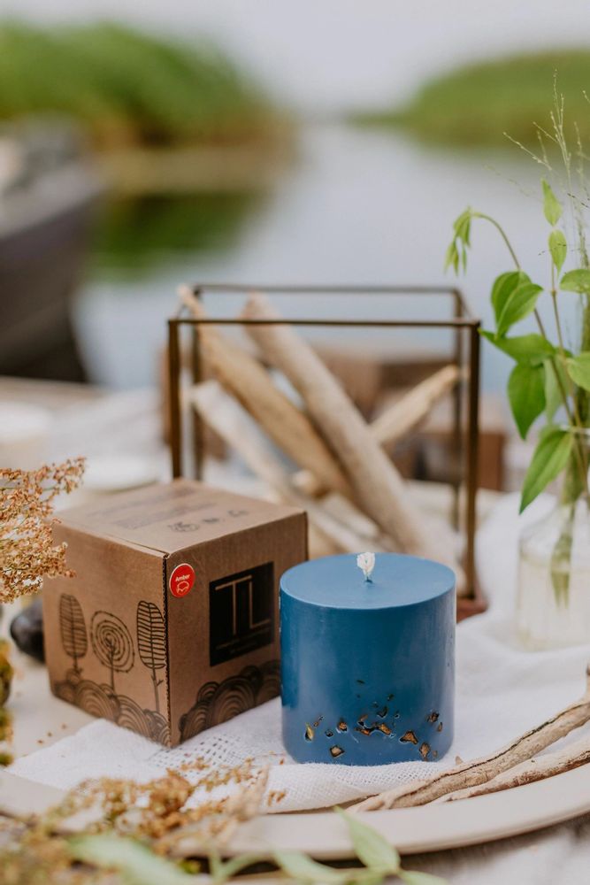 Candles - Candle with Amber Scent - TL CANDLES
