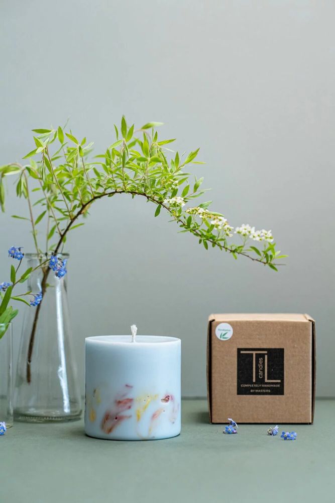 Candles - Candle with Eucalyptus Scent - TL CANDLES