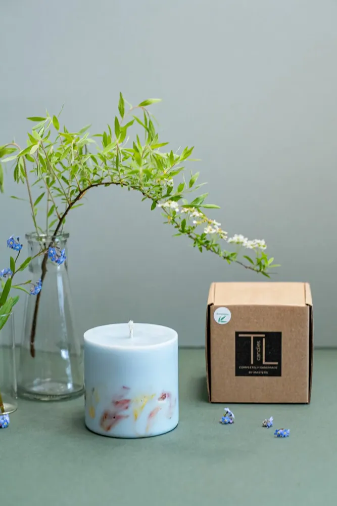 Candles - Candle with Eucalyptus Scent - TL CANDLES