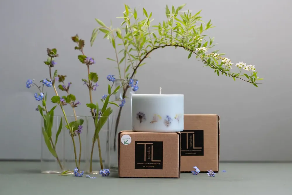 Candles - Candle with Eucalyptus Scent - TL CANDLES