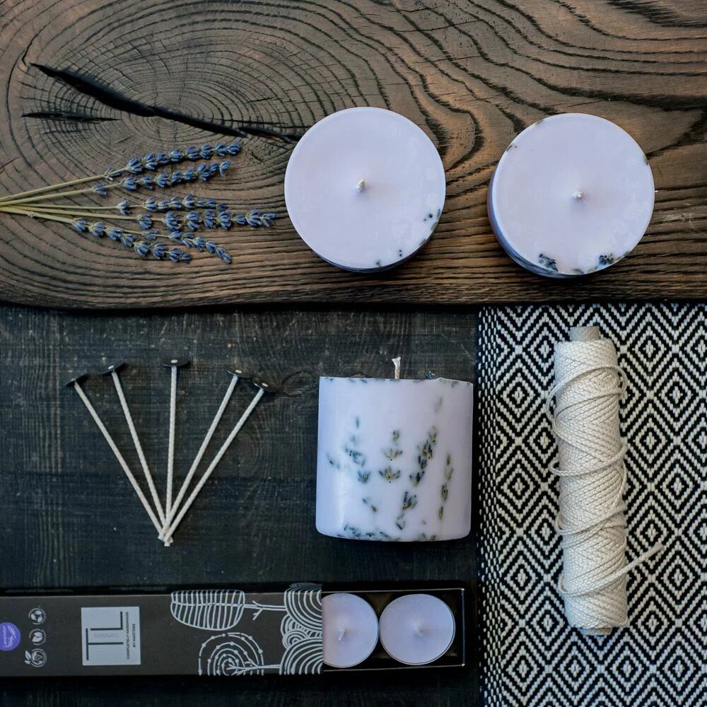 Bougies - Bougie au parfum de lavande - Violet - TL CANDLES