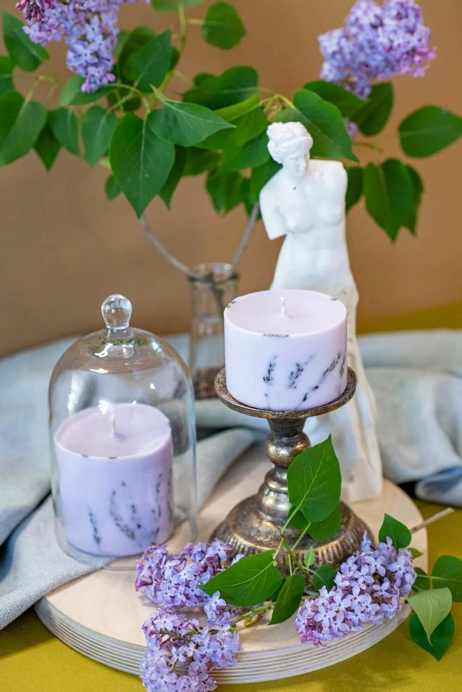 Bougies - Bougie au parfum de lavande - Violet - TL CANDLES