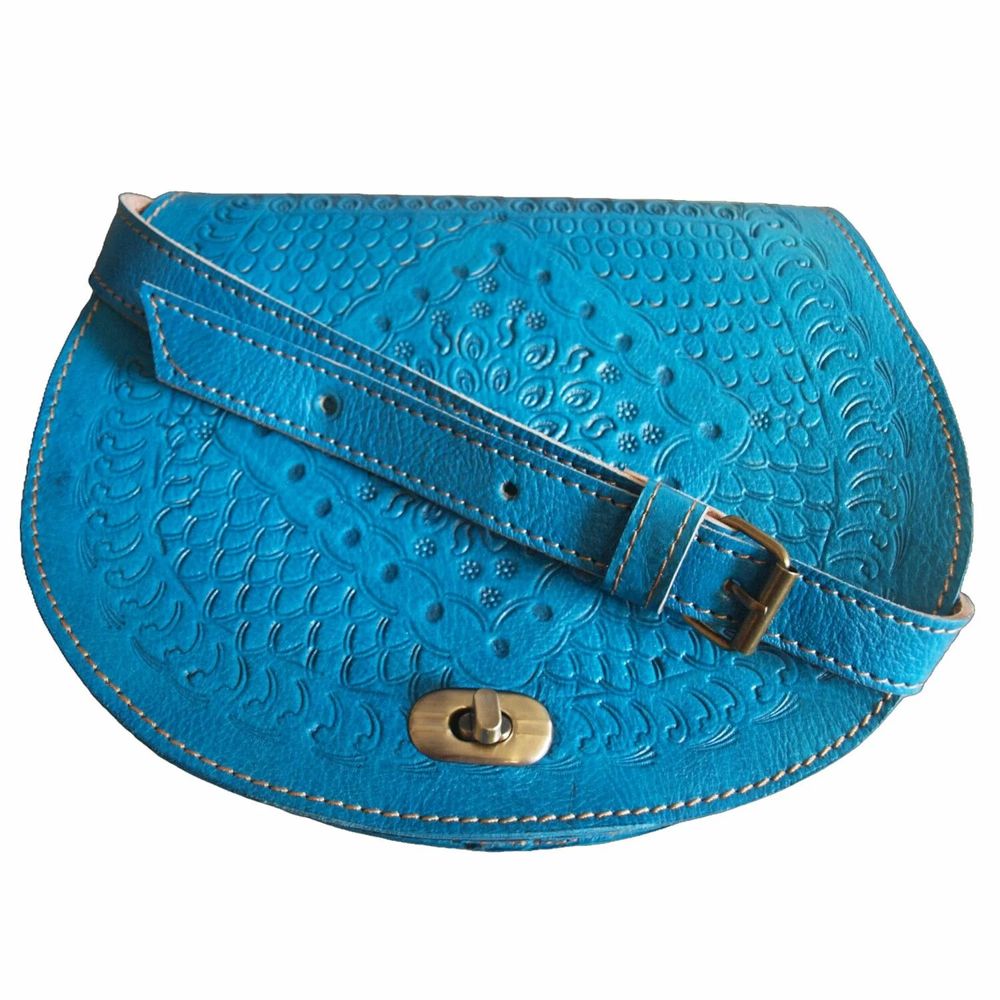 Sacs et cabas - Sacoche en cuir gaufré pour femme - BERBER LEATHER