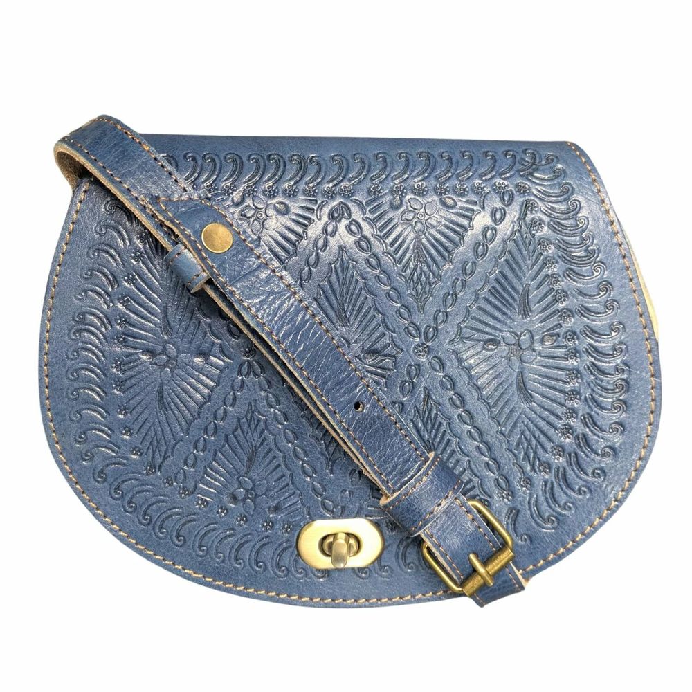 Sacs et cabas - Sacoche en cuir gaufré pour femme - BERBER LEATHER