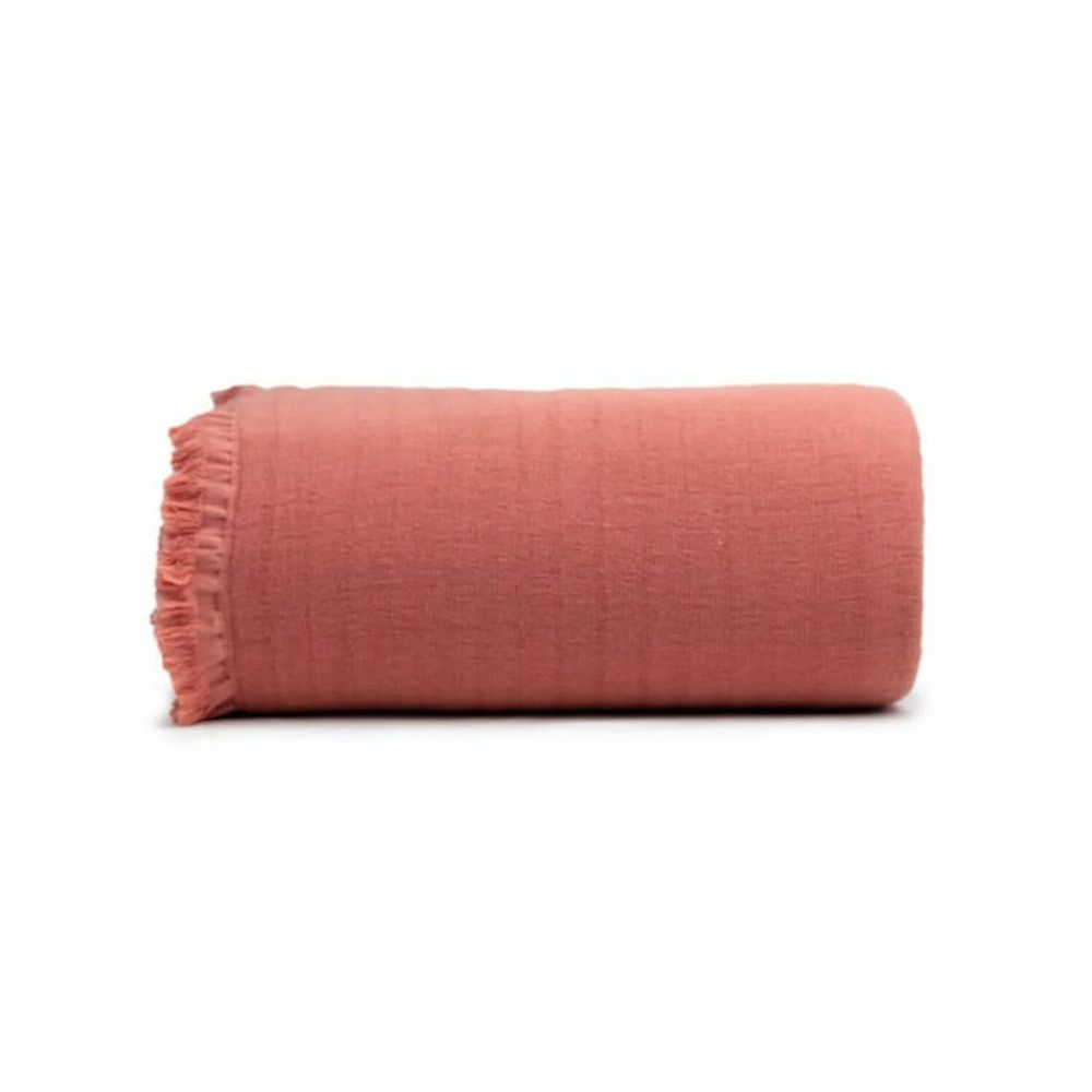 Plaids - Couette en coton biologique. Corail - SOWL