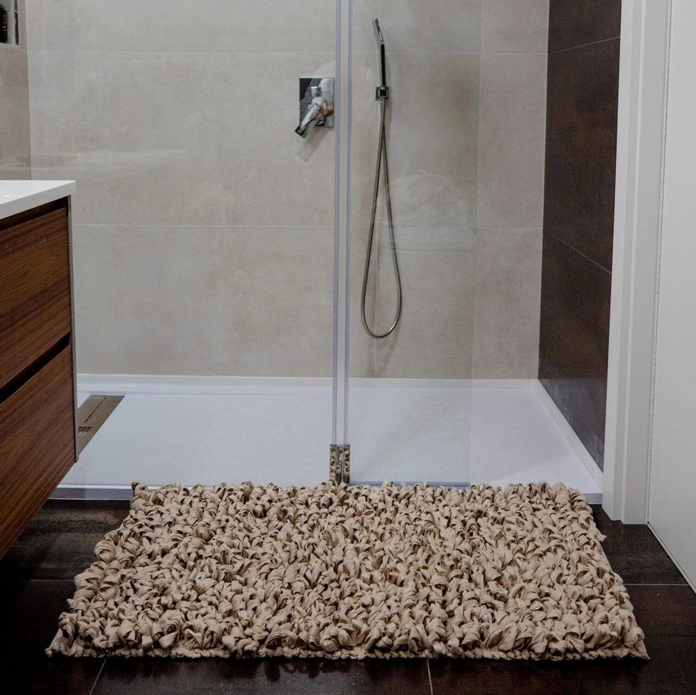 Other bath linens - Handmade Bath Mat. Upcycled Decor from Portugal. - SOWL