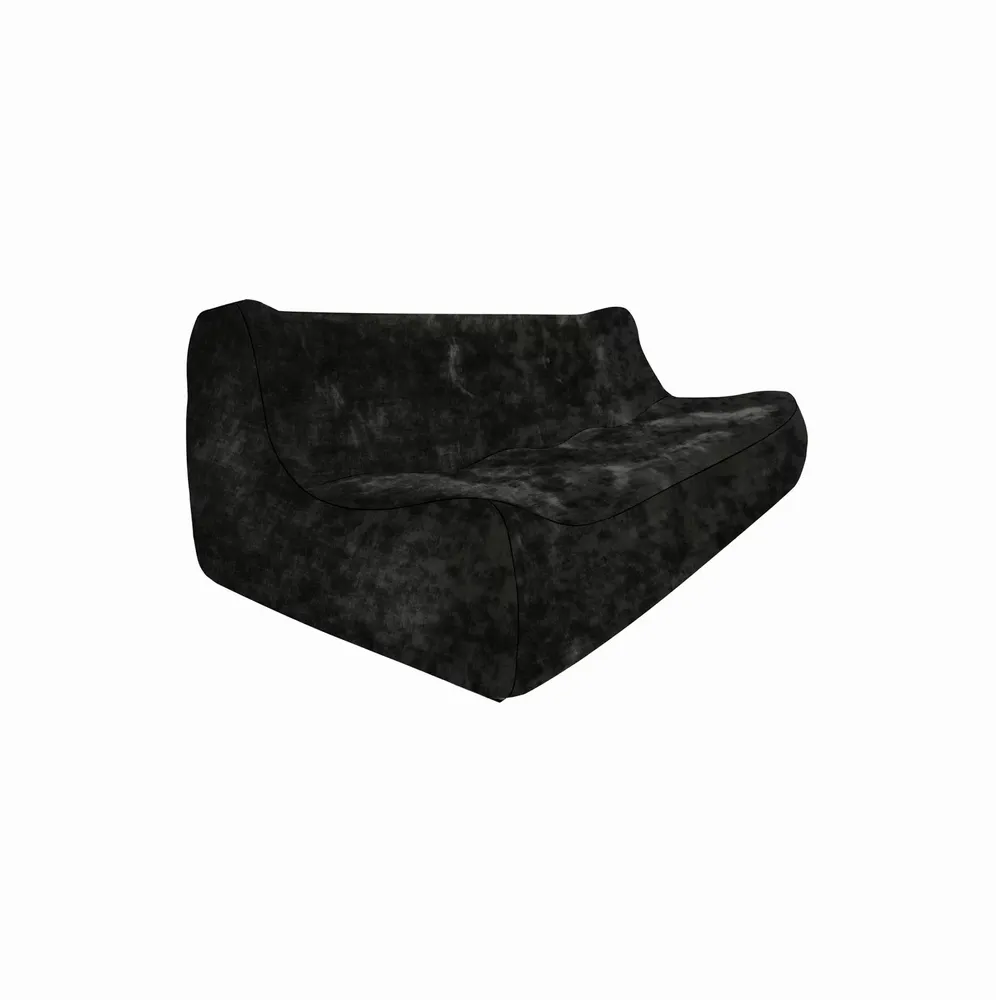 Sofas - Soho Black Sofa - 3 seats - JOLI JOUR PARIS