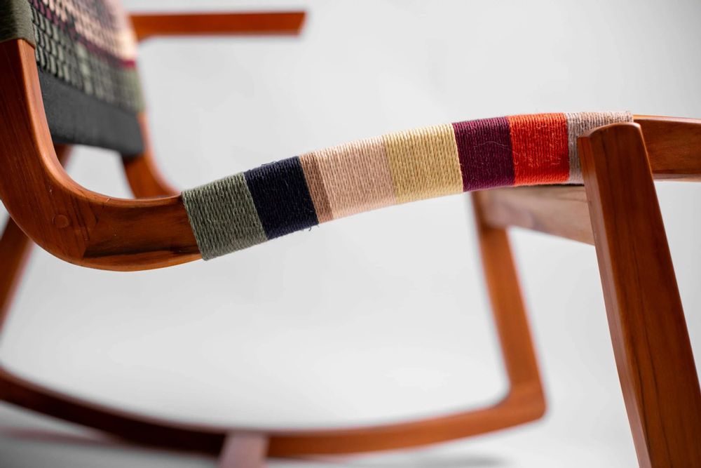 Fauteuils - Fauteuil à bascule Monterosso tissage Verona 8 couleurs - NA'LAGO