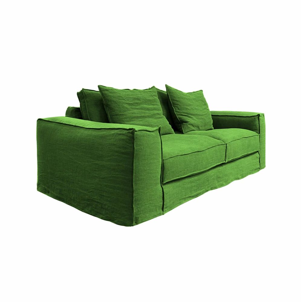 Sofas - Grass green Portobello sofa - 3 seats - JOLI JOUR PARIS