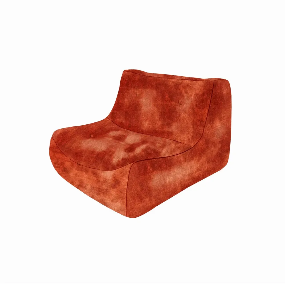 Sofas - Soho Pumpkin sofa - 1 seat - JOLI JOUR PARIS