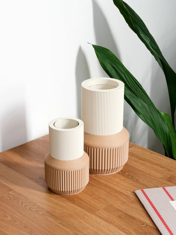 Vases - VASE - CANDLE INSPIRE COLLECTION - MENDELEK STUDIO