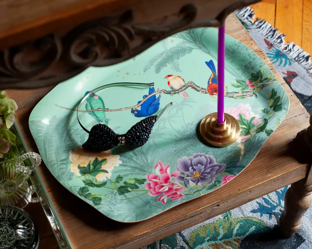 Trays - Rococo Birdies Platter - PARADISIO IMAGINARIUM