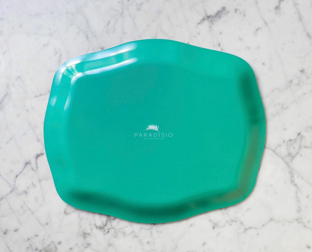 Trays - Mediterranean Rococo Plateau - PARADISIO IMAGINARIUM