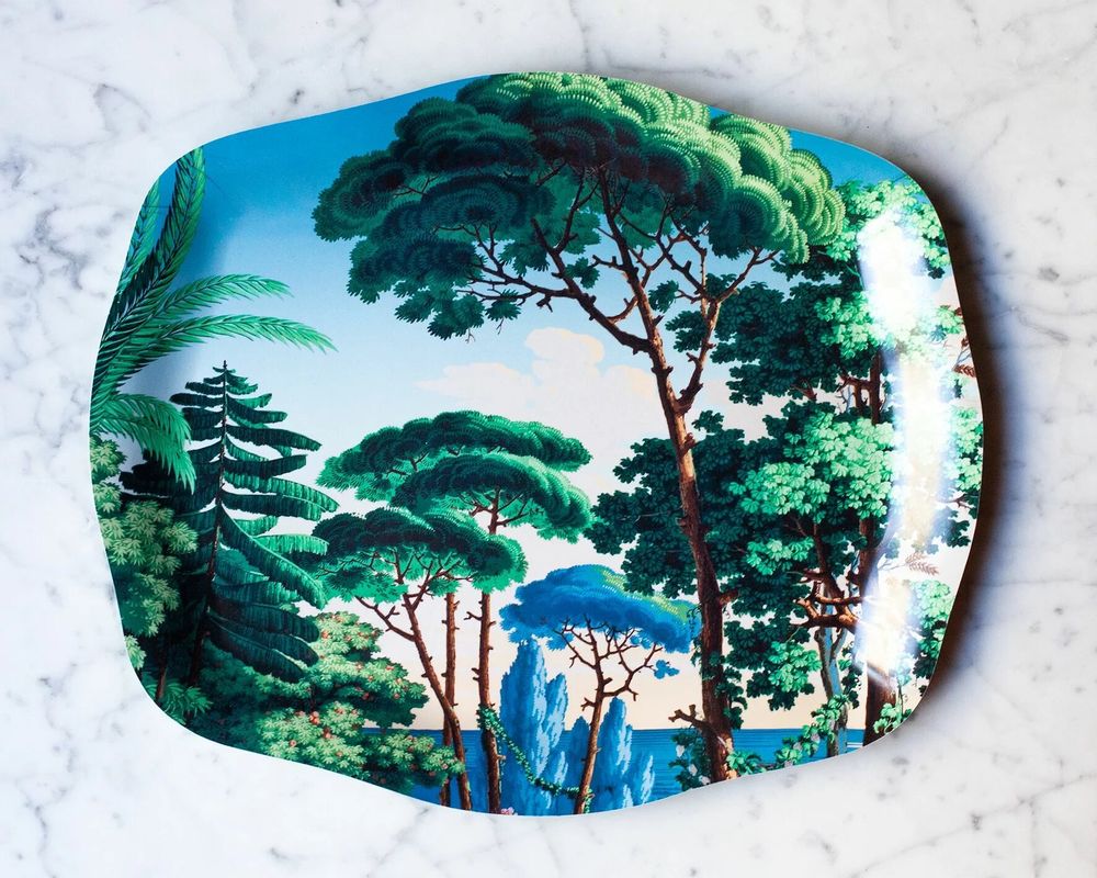 Trays - Mediterranean Rococo Plateau - PARADISIO IMAGINARIUM