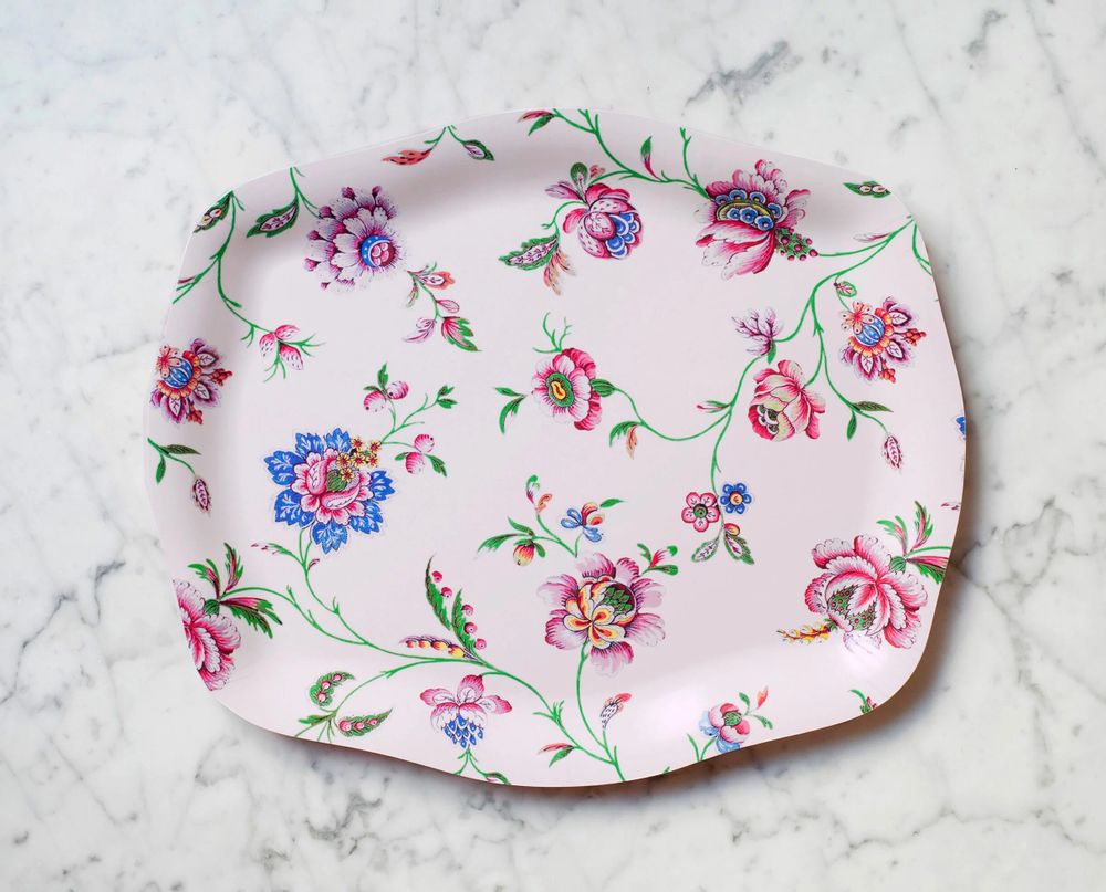 Trays - Pondicherry Rococo Plateau - PARADISIO IMAGINARIUM