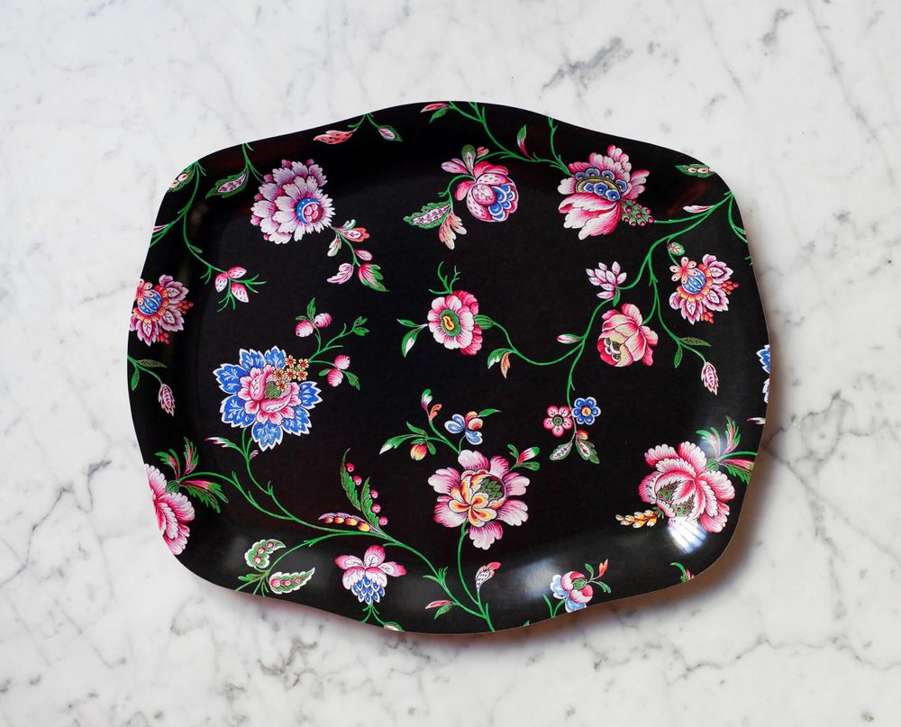 Trays - Pondicherry Rococo Plateau - PARADISIO IMAGINARIUM